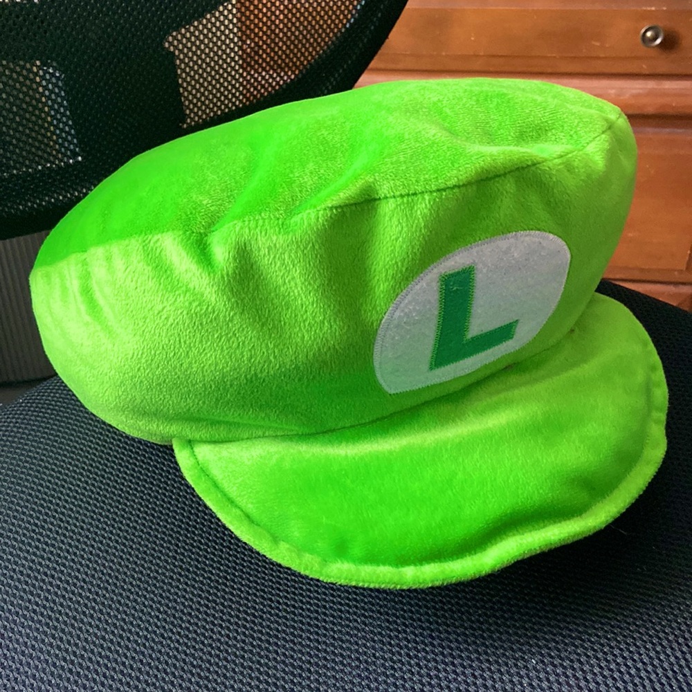 Luigi Hat Pillow